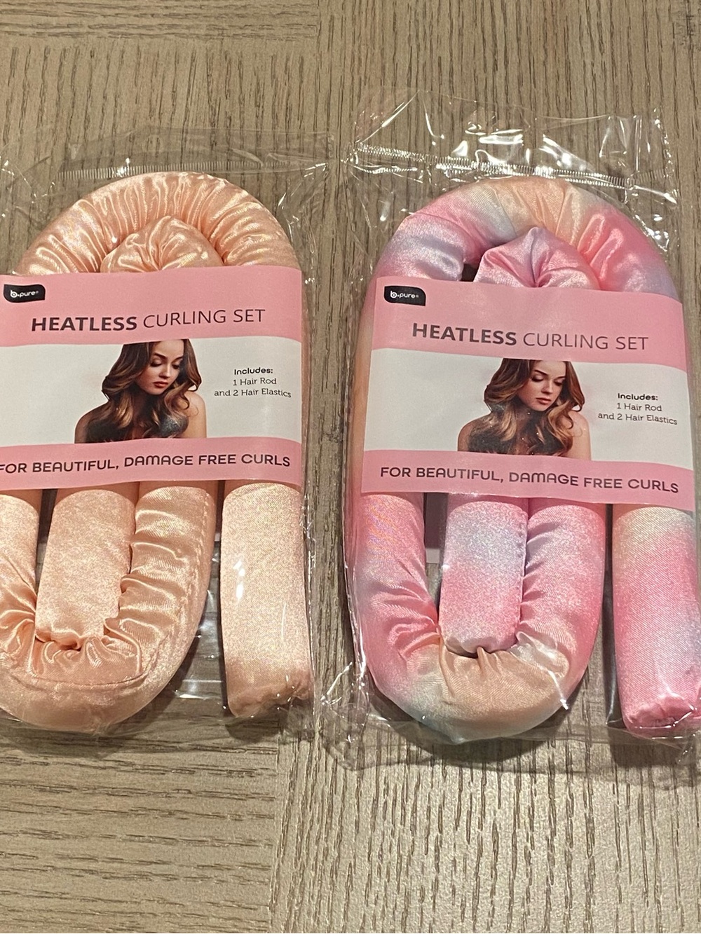 Heatless Curling Set damage free curls two packs